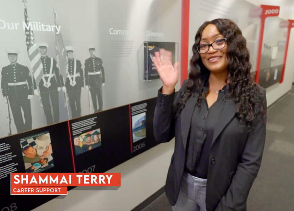 Watch Unlocking alumna Shammai Terry's success on YouTube