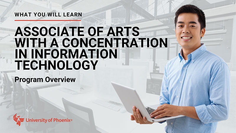Watch Associate of Arts with a concentration in Information Technology program overview