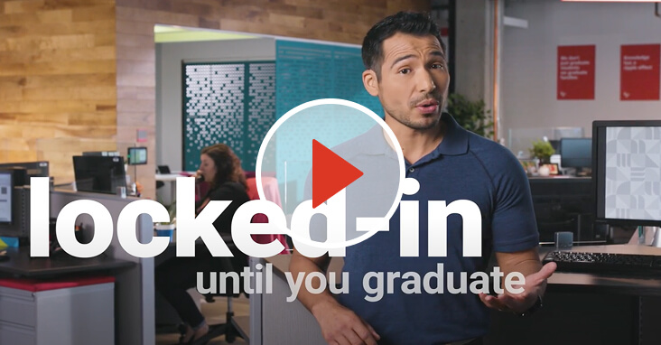 Student advisor, Michael C. talks about our tuition guarantee.