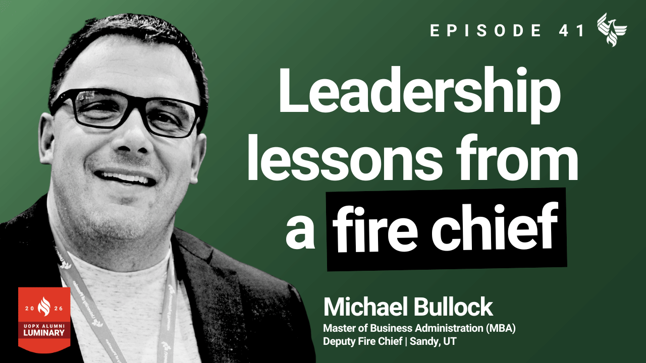 Play video of episode forty-one of the Degrees of Success podcast featuring Michael Bullock.